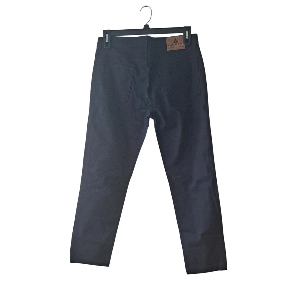 American Giant Roughneck Work Pants Straight Stretch Canvas Navy Mens 32W NWOT - Picture 3 of 11